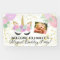 White/Pink Girls Photo Unicorn Birthday Party