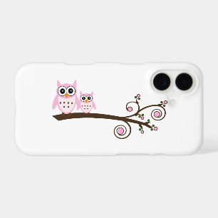 White & Pink Theme Owl