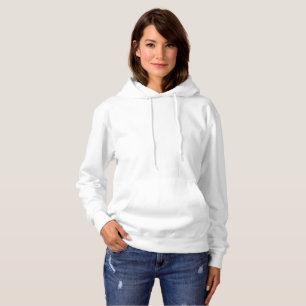 white plain hoodie