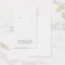 White Plain Simple Custom Earring Card