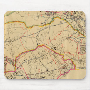 White Plains, Harrison, Rye, New York Mouse Mat