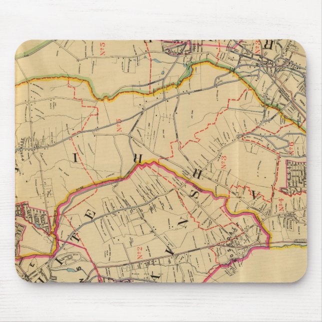 White Plains, Harrison, Rye, New York Mouse Mat (Front)
