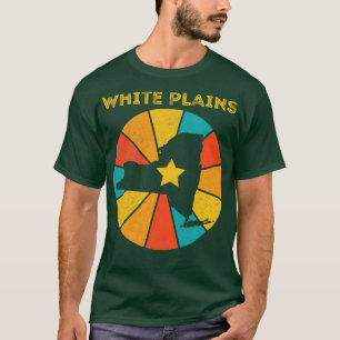 White Plains New York Vintage Distressed Souvenir T-Shirt