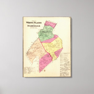 White Plains, Scarsdale towns Canvas Print