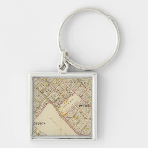 White Plains wards 1-2, New York Key Ring