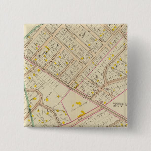 White Plains wards 2-3, New York 15 Cm Square Badge