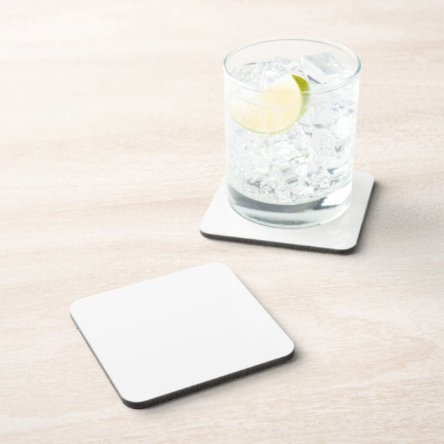 White Plastic Coaster (Right Side)