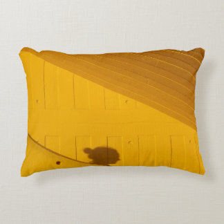 White plastic panel decorative cushion