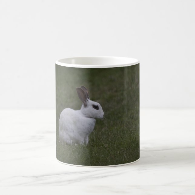 White Point Bunny Coffee Mug (Center)