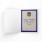White Police Officer Birthday Card