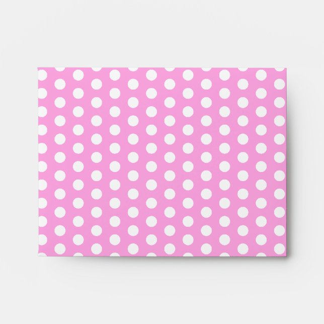 White Polka Dot Envelope (Front)