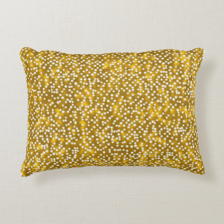 White polka dot impression  decorative cushion