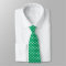 White Polkadots Shamrock Green Cheap & Elegant Tie
