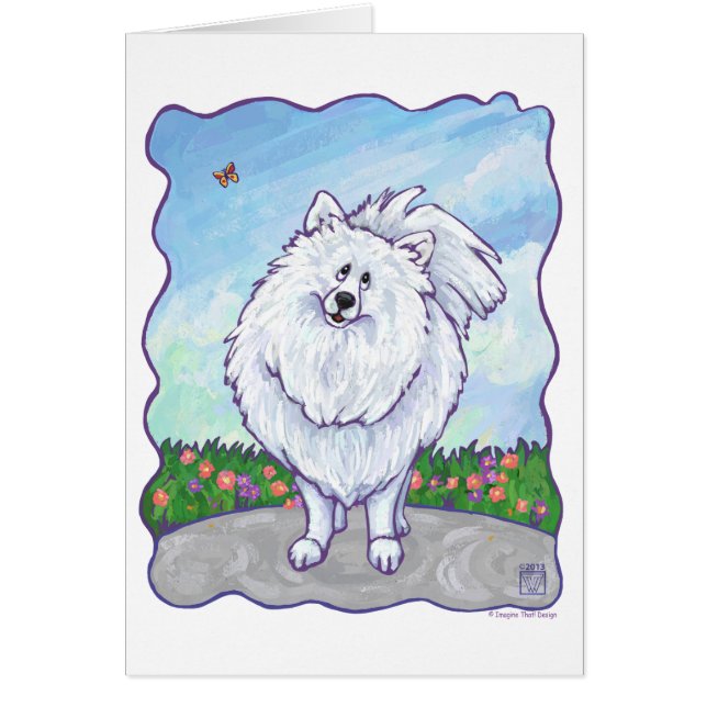 White Pomeranian Gifts & Accessories (Front)