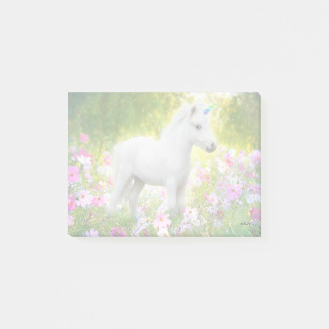 White Pony Unicorn Post-it Notes (Front)