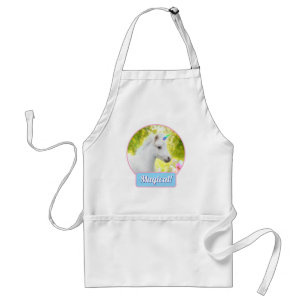 White Pony Unicorn Standard Apron