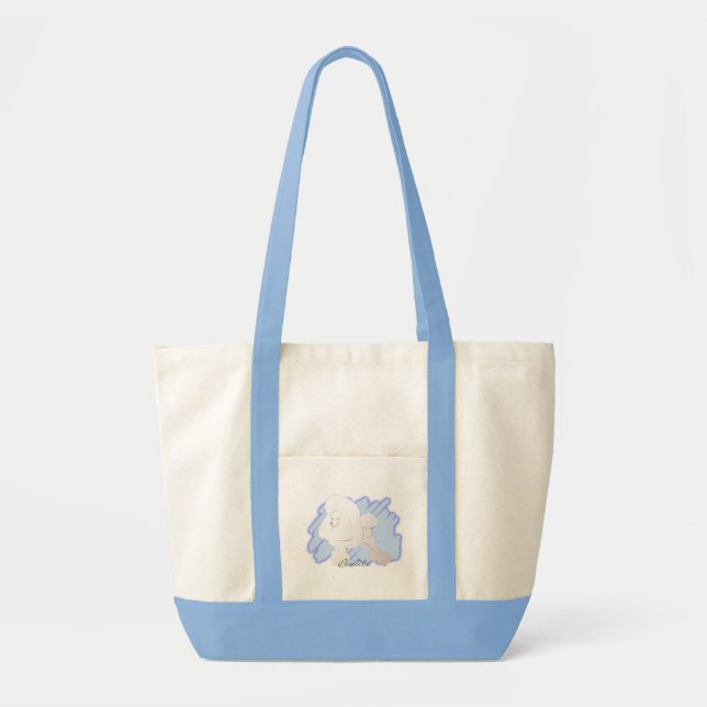 White Poodle Bag (Front)