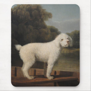 White Poodle in a Punt (by George Stubbs) Mouse Mat