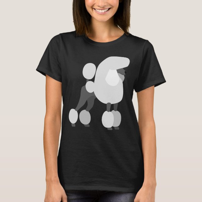White Poodle T-Shirt (Front)