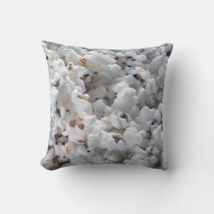 White Popcorn Movie Snack Food Pattern Cushion