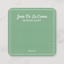 White Print Mint Green Jewellery Display