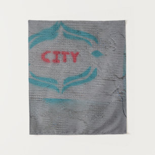 White printer paper tapestry