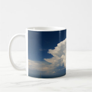White Puffy Cloud Coffee Mug