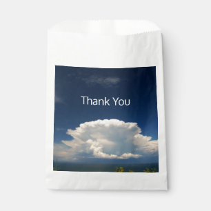 White Puffy Cloud Favour Bags