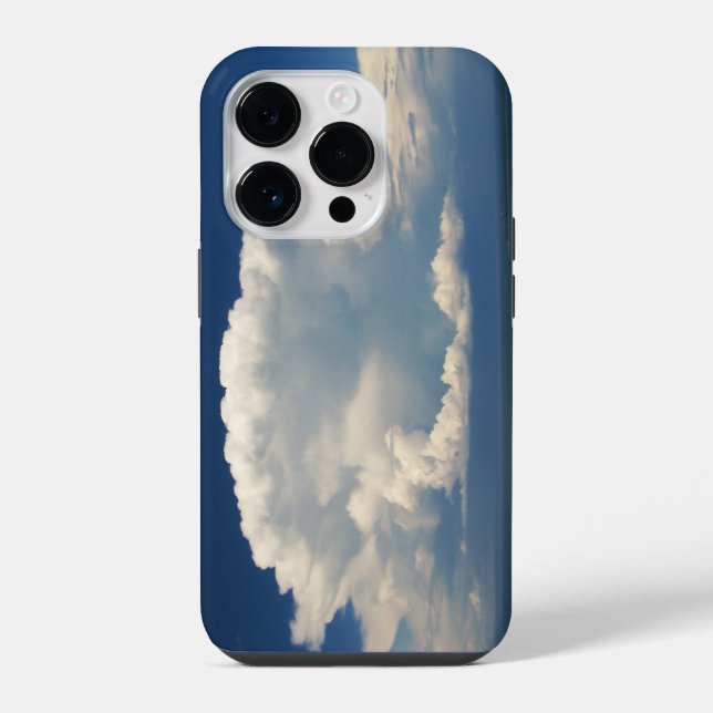 White Puffy Cloud              iPhone Case (Back)