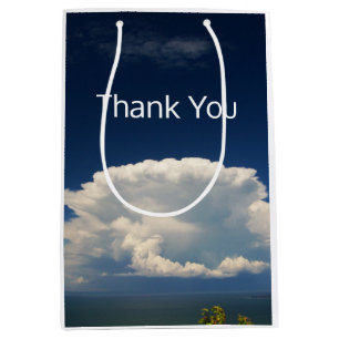 White Puffy Cloud          Medium Gift Bag