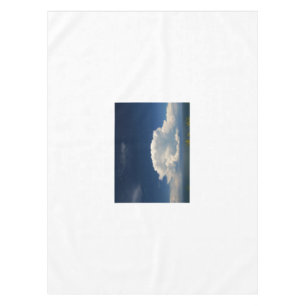 White Puffy Cloud              Tablecloth