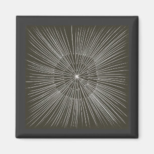 White Pulsating Strokes on Black Magnets
