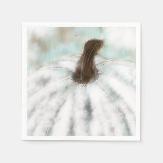 White Pumpkin Cocktail Napkins