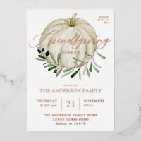 White Pumpkin Friendsgiving