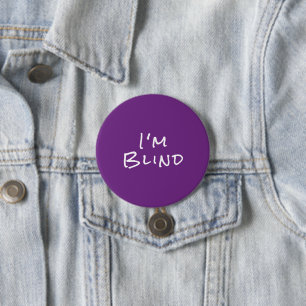 White Purple Eye Doctor Joke Button