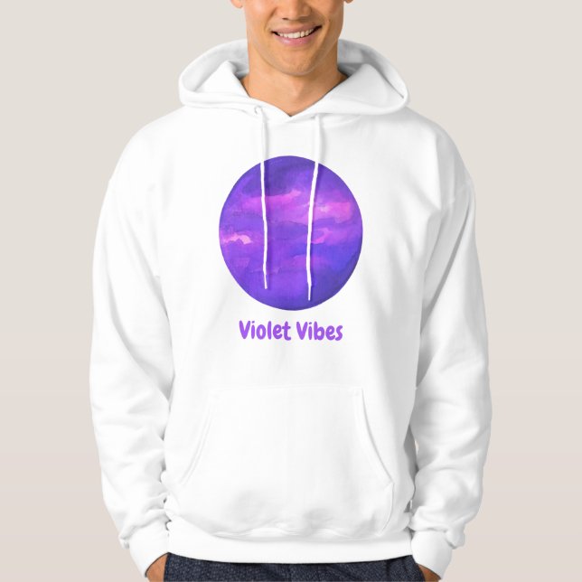 white purple hoodie (Front)