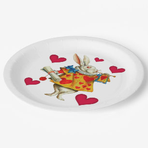 White Rabbit 1 Paper Plate