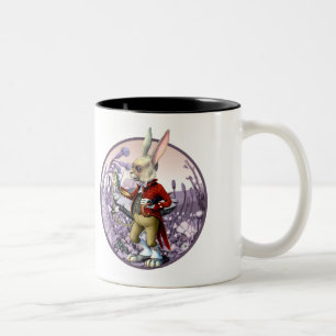 White Rabbit   "Alice in Wonderland" Easter Mugs