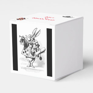 White Rabbit Alice in Wonderland Party Favours Box