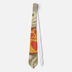 White Rabbit Alice in Wonderland Vintage Artwork Tie