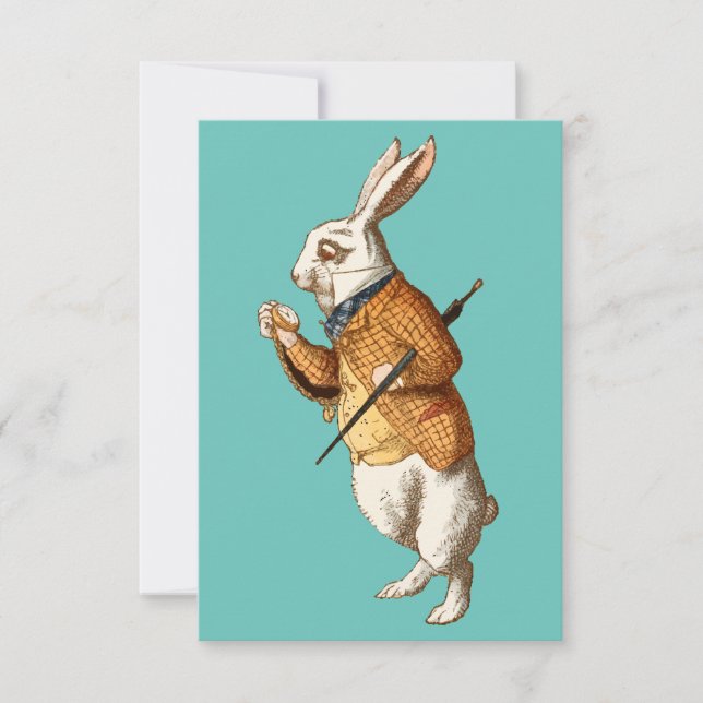 White Rabbit (Alice's Adventures in Wonderland) Card (Front)