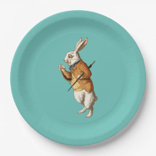 White Rabbit (Alice's Adventures in Wonderland) Paper Plate
