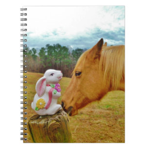 White Rabbit and Yellow Horse Notebook