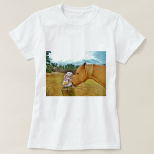 White Rabbit and Yellow Horse T-Shirt