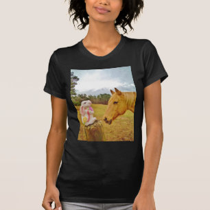 White Rabbit and Yellow Horse T-Shirt