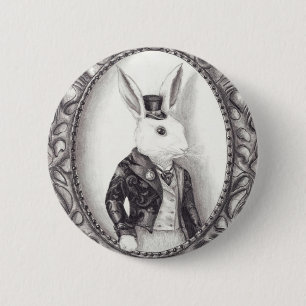 White Rabbit - Button