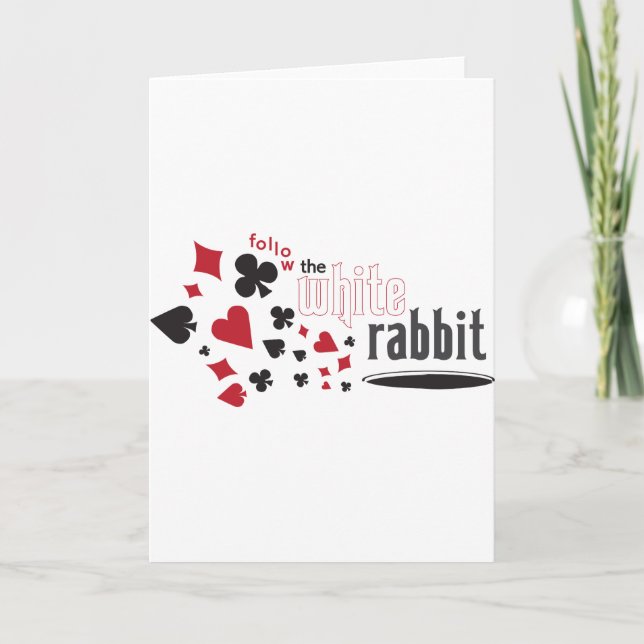 White Rabbit Card (Front)