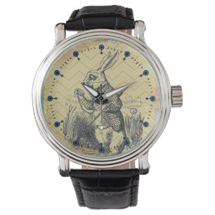 White Rabbit Chevron Alice (In Wonderland) Watch