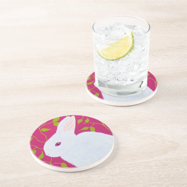 white rabbit  coaster (Side)