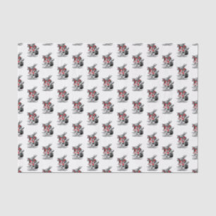 White Rabbit Court Trumpeter Alice in Wonderland Tissue Paper